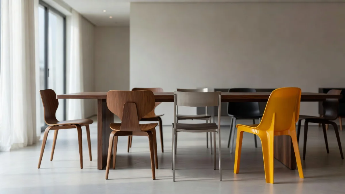 Chaise design : quels matériaux privilégier selon l'usage et la pièce ?