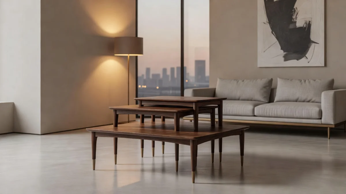Comment choisir et utiliser des tables gigognes dans son salon ?