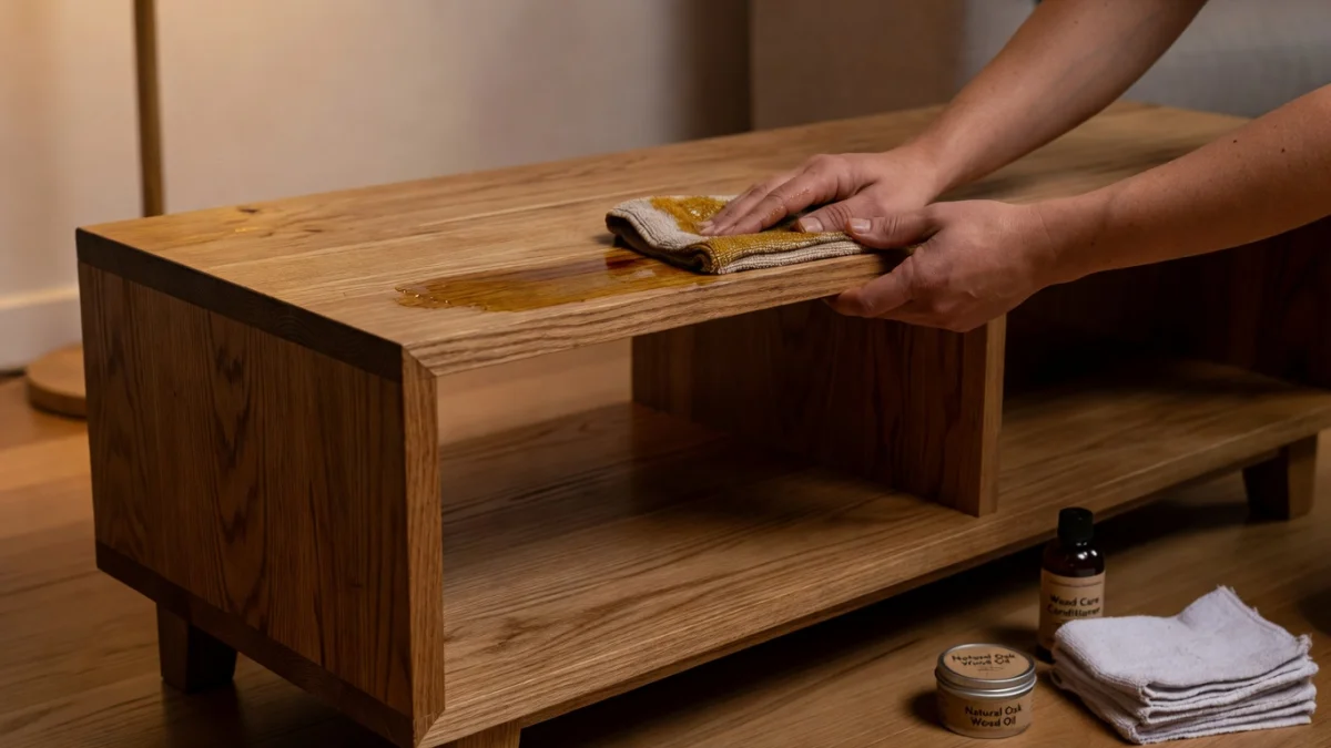 Comment entretenir et protéger un meuble TV en bois au quotidien