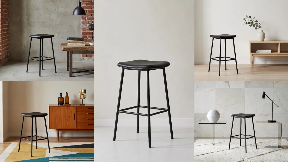 Pourquoi le tabouret noir s'adapte à tous les styles de décoration