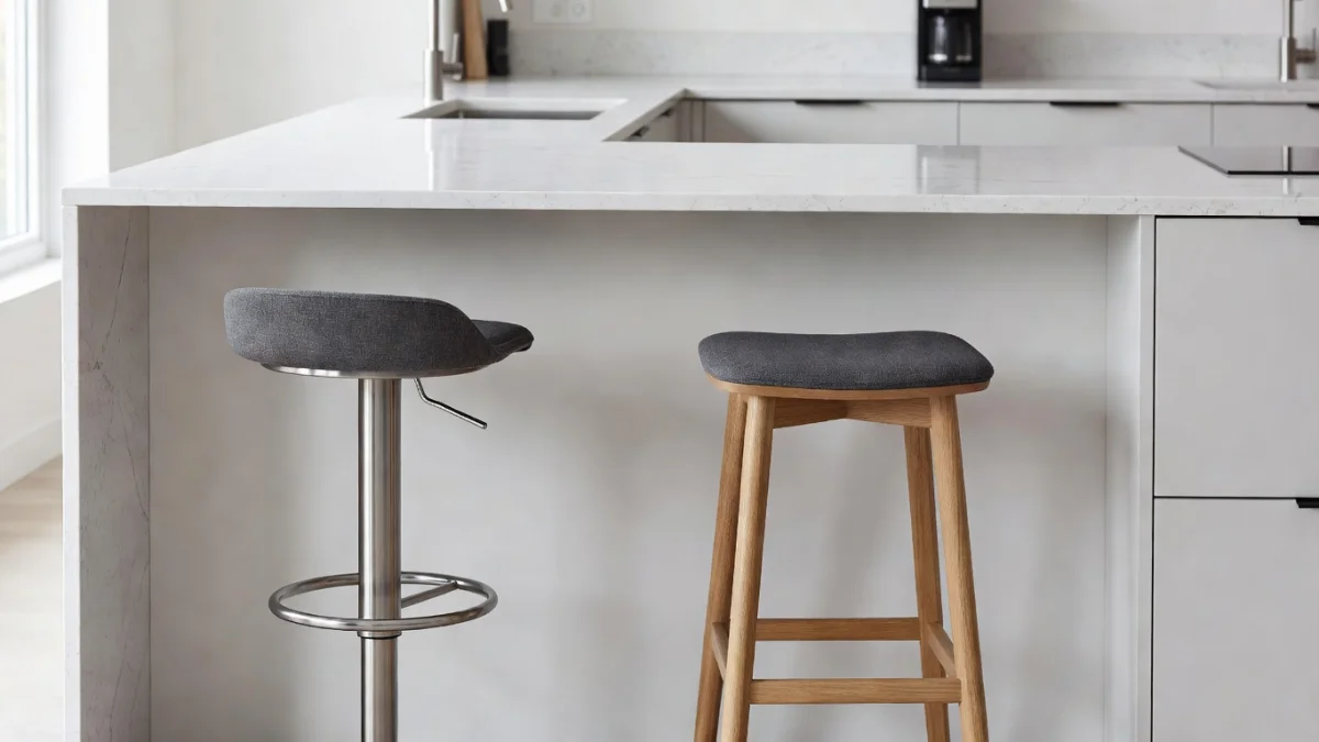 Tabouret de bar réglable ou fixe : comment faire le bon choix ?